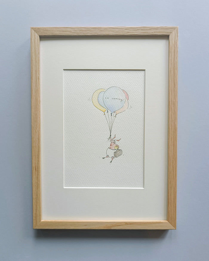 Original Pig Picture drawing by Miru.