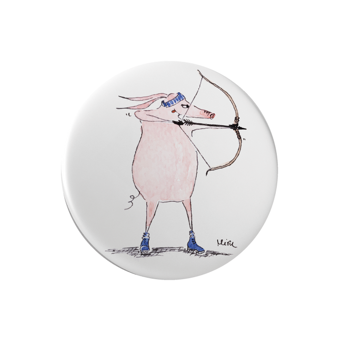 Bull's eye badge / Napakymppi Pinssi